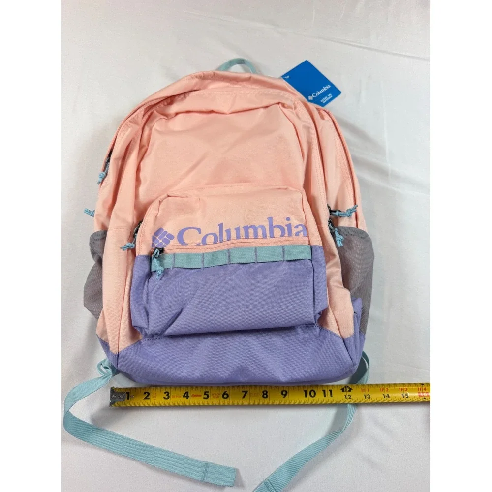Columbia Unisex Zigzag 30L Backpack Peach Blossom/Frosted Purple NEW School